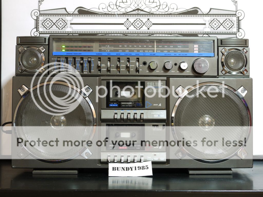 Vintage Seltec Boombox Ghettoblaster GX555 pioneer amplifier receiver