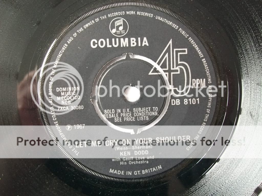 Ken Dodd - Let Me Cry On Your Shoulder / (i Am Too Kinds Of Fool)