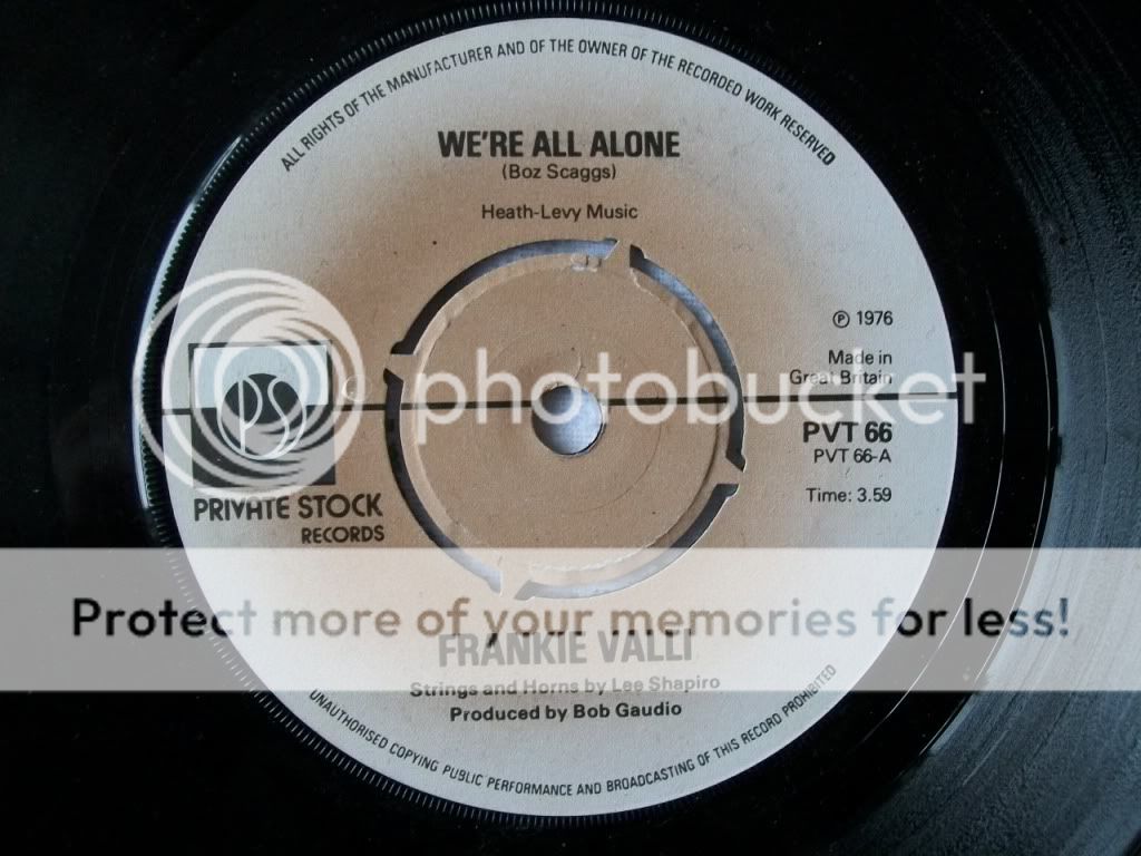 We're All Alone - Frankie Valli