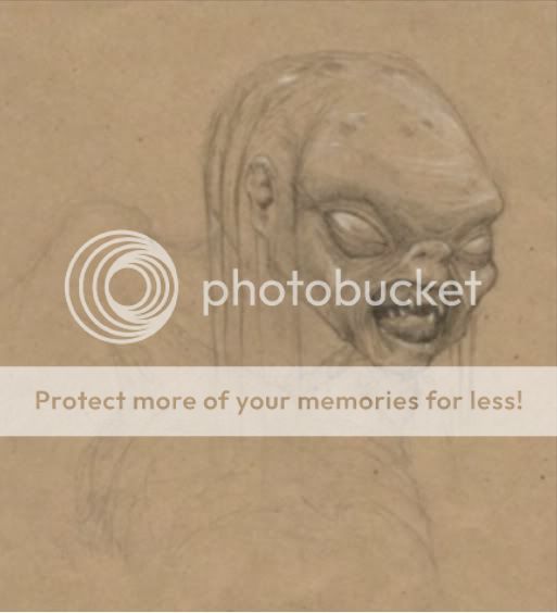 Gollum Dibujos Para el Diseño de la Pelicula Gollum Dibujos Para el Diseño de la Pelicula