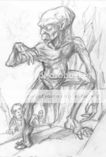 Gollum Dibujos Para el Diseño de la Pelicula Gollum Dibujos Para el Diseño de la Pelicula